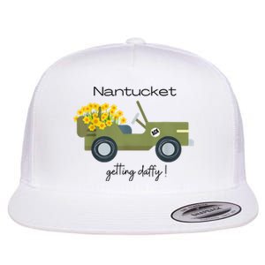 Daffodils Upon Daffodils Nantucket Getting Ack Flat Bill Trucker Hat