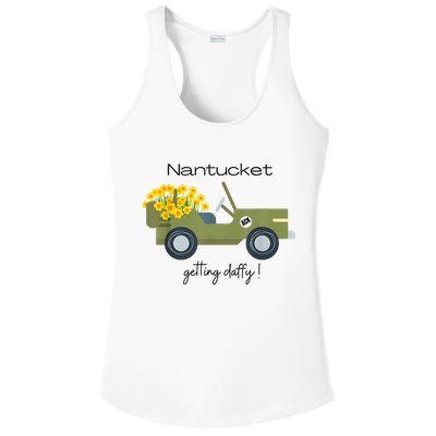 Daffodils Upon Daffodils Nantucket Getting Ack Ladies PosiCharge Competitor Racerback Tank