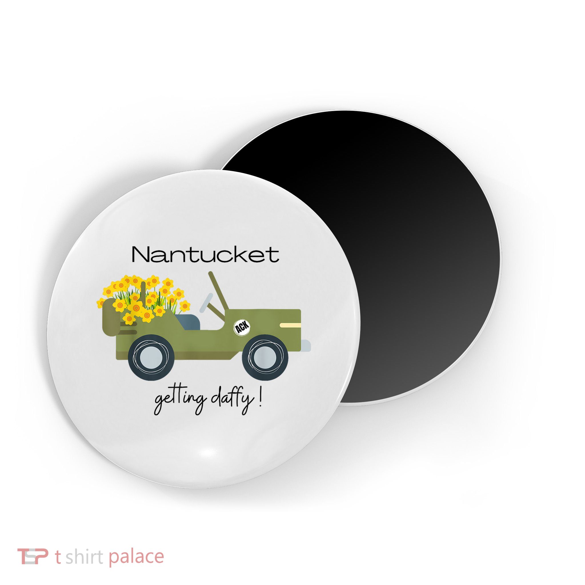 Daffodils Upon Daffodils Nantucket Getting Ack Magnet