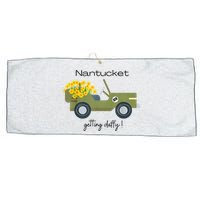 Daffodils Upon Daffodils Nantucket Getting Ack Large Microfiber Waffle Golf Towel