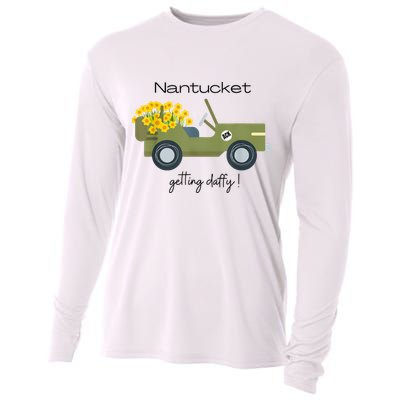 Daffodils Upon Daffodils Nantucket Getting Ack Cooling Performance Long Sleeve Crew