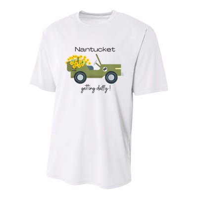 Daffodils Upon Daffodils Nantucket Getting Ack Youth Performance Sprint T-Shirt