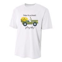 Daffodils Upon Daffodils Nantucket Getting Ack Youth Performance Sprint T-Shirt