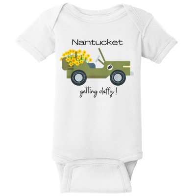 Daffodils Upon Daffodils Nantucket Getting Ack Baby Bodysuit