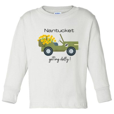 Daffodils Upon Daffodils Nantucket Getting Ack Toddler Long Sleeve Shirt