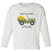 Daffodils Upon Daffodils Nantucket Getting Ack Toddler Long Sleeve Shirt