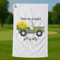 Daffodils Upon Daffodils Nantucket Getting Ack Golf Towel