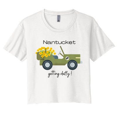 Daffodils Upon Daffodils Nantucket Getting Ack Crop Top