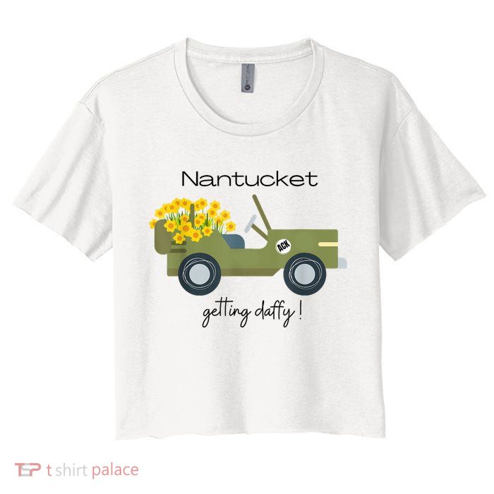 Daffodils Upon Daffodils Nantucket Getting Ack Crop Top