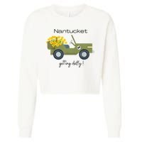 Daffodils Upon Daffodils Nantucket Getting Ack Cropped Pullover Crew