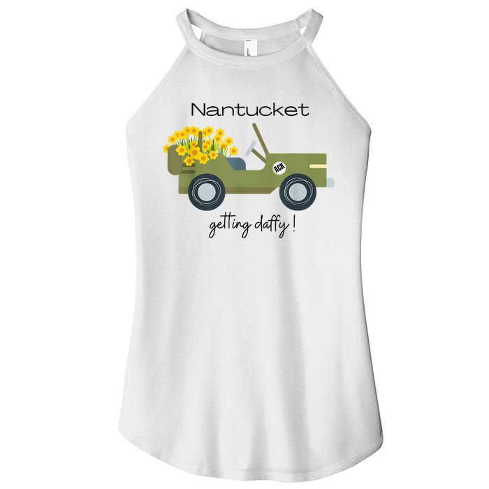 Daffodils Upon Daffodils Nantucket Getting Ack Women's Perfect Tri Rocker Tank