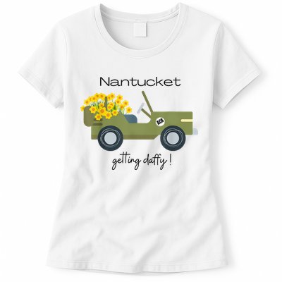 Daffodils Upon Daffodils Nantucket Getting Ack Womens T-Shirt
