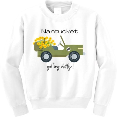 Daffodils Upon Daffodils Nantucket Getting Ack Kids Sweatshirt