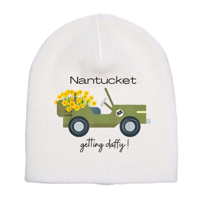 Daffodils Upon Daffodils Nantucket Getting Ack Short Acrylic Beanie