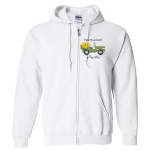 Daffodils Upon Daffodils Nantucket Getting Ack Full Zip Hoodie