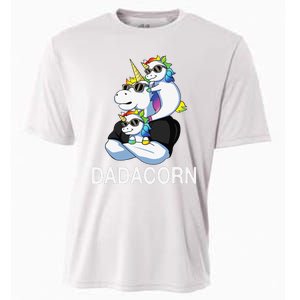 dadacorn unicorn dad far of 2 fars day Cooling Performance Crew T-Shirt