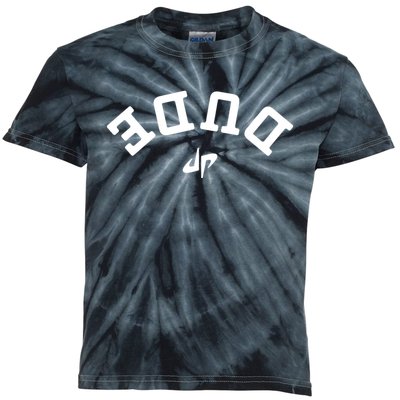 Dude Upside Down Kids Tie-Dye T-Shirt