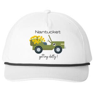 Daffodils Upon Daffodils Nantucket Getting D.Affy Ack Gift Funny Snapback Five-Panel Rope Hat