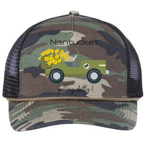 Daffodils Upon Daffodils Nantucket Getting D.Affy Ack Gift Funny Retro Rope Trucker Hat Cap