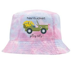 Daffodils Upon Daffodils Nantucket Getting D.Affy Ack Gift Funny Tie-Dyed Bucket Hat