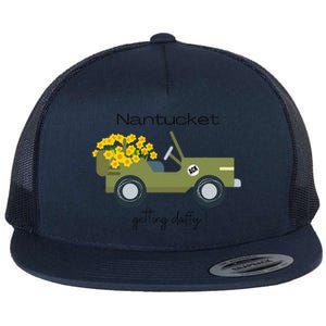 Daffodils Upon Daffodils Nantucket Getting D.Affy Ack Gift Funny Flat Bill Trucker Hat