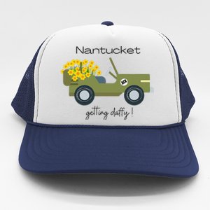 Daffodils Upon Daffodils Nantucket Getting D.Affy Ack Gift Funny Trucker Hat