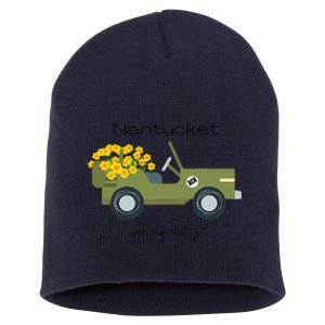 Daffodils Upon Daffodils Nantucket Getting D.Affy Ack Gift Funny Short Acrylic Beanie