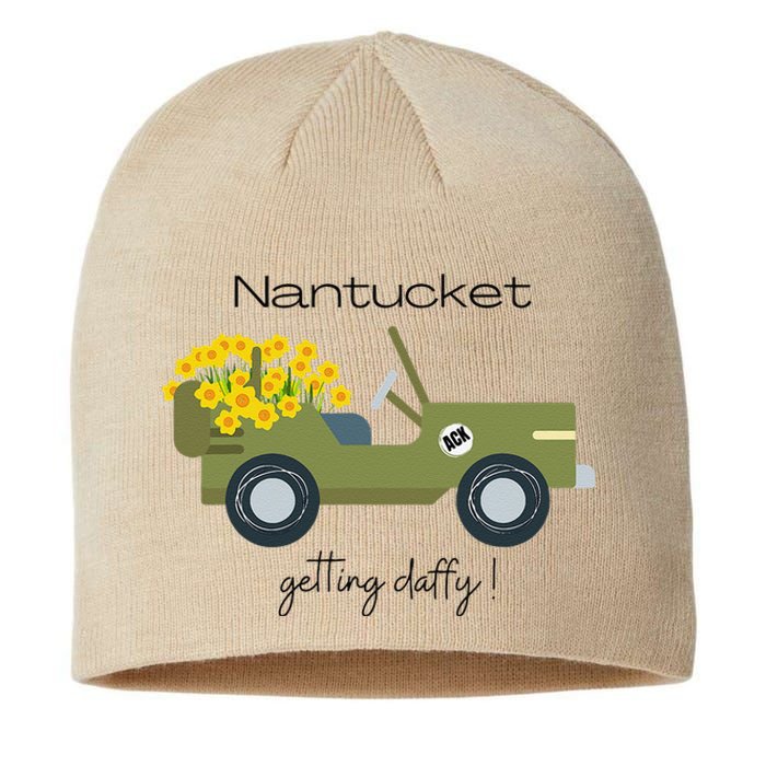 Daffodils Upon Daffodils Nantucket Getting D.Affy Ack Gift Funny Sustainable Beanie