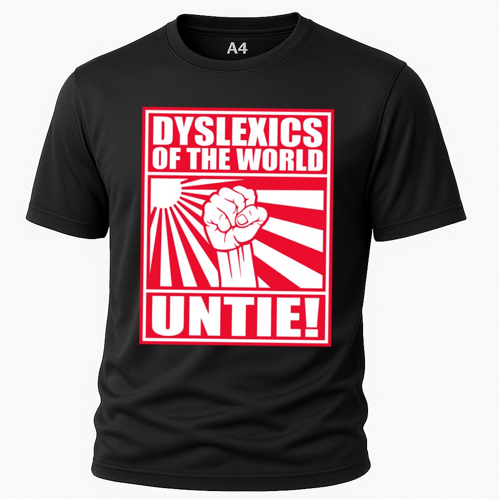 Dyslexics Untie! Cooling Performance Crew T-Shirt