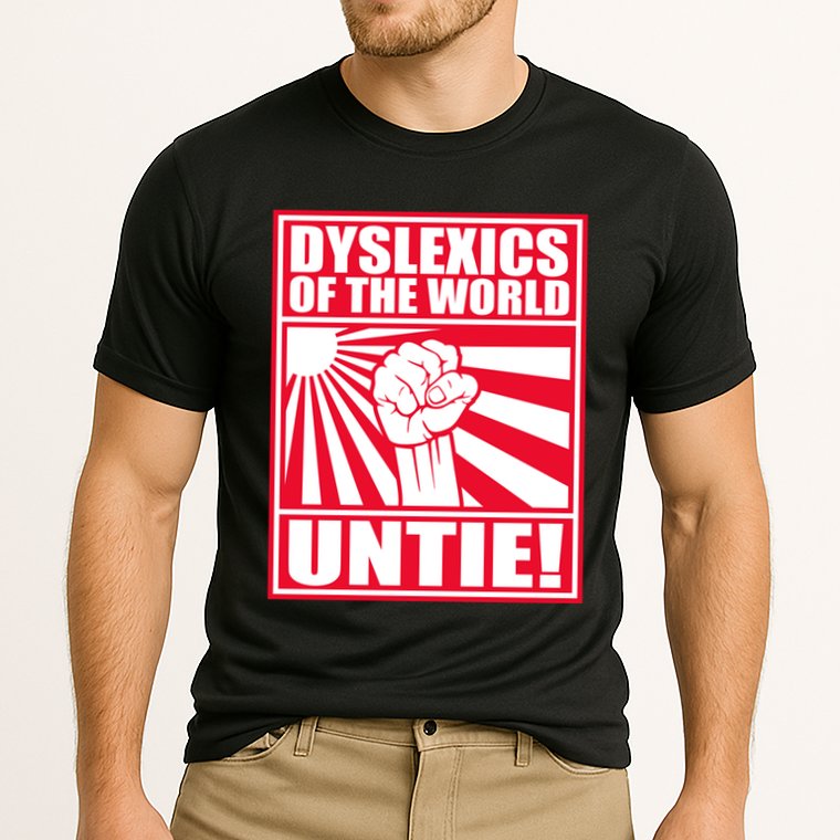 Dyslexics Untie! Cooling Performance Crew T-Shirt