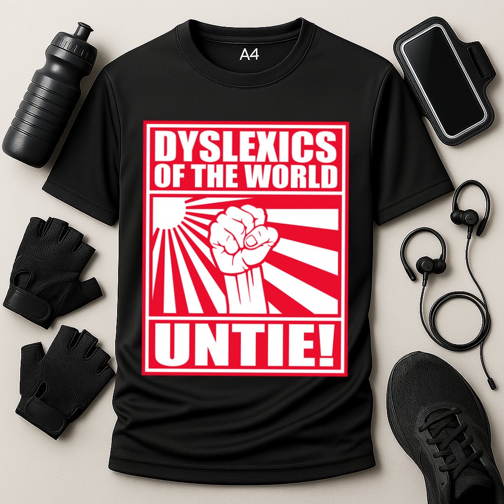 Dyslexics Untie! Cooling Performance Crew T-Shirt