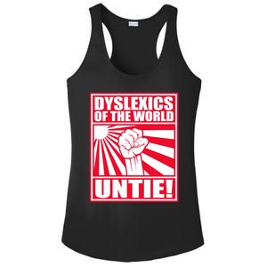 Dyslexics Untie! Ladies PosiCharge Competitor Racerback Tank