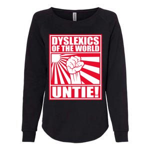 Dyslexics Untie! Womens California Wash Sweatshirt