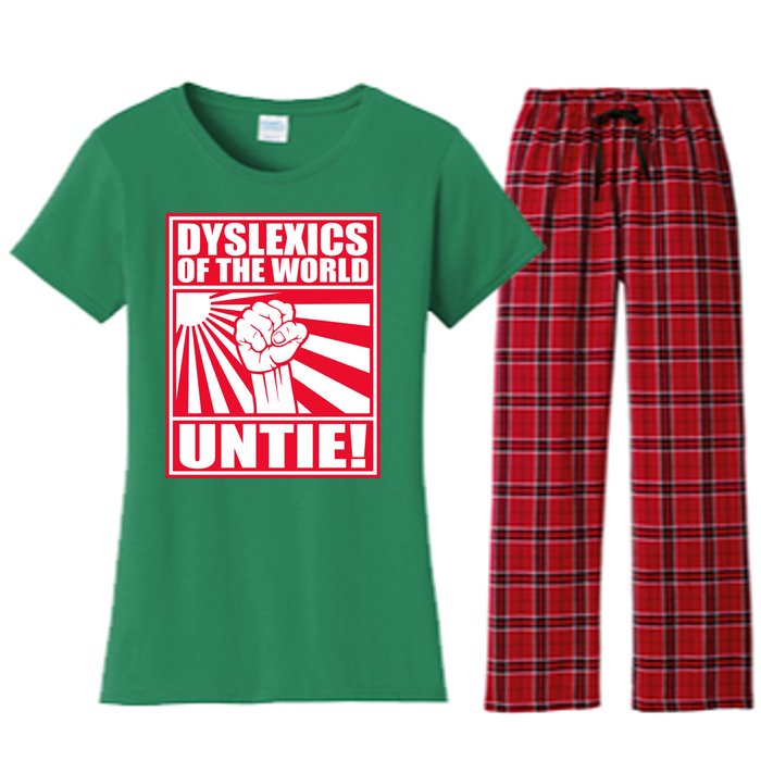 Dyslexics Untie! Women's Flannel Pajama Set