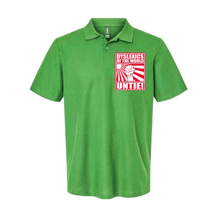 Dyslexics Untie! Softstyle Adult Sport Polo