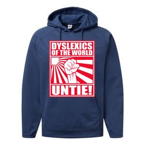 Dyslexics Untie! Performance Fleece Hoodie