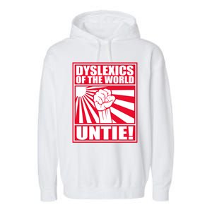 Dyslexics Untie! Garment-Dyed Fleece Hoodie