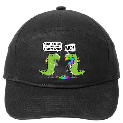 Dude Did You Eat The Last Unicorn? 7-Panel Snapback Hat