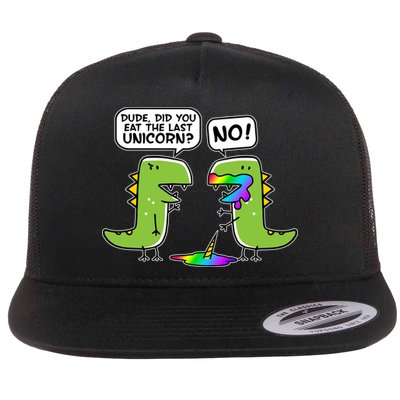 Dude Did You Eat The Last Unicorn? Flatbill Hat
