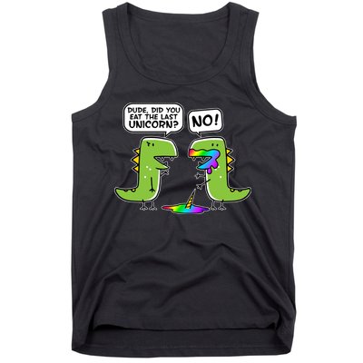 Dude Did You Eat The Last Unicorn? Tank Top