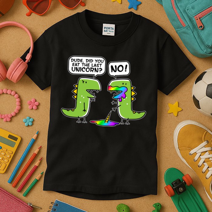 Dude Did You Eat The Last Unicorn? Kids T-Shirt