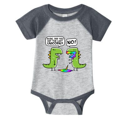 Dude Did You Eat The Last Unicorn? Infant Baby Jersey Bodysuit