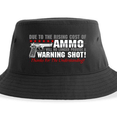 Due To Rising Cost Ammunition No Provide Warning Shot Sustainable Bucket Hat