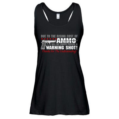 Due To Rising Cost Ammunition No Provide Warning Shot Ladies Essential Flowy Tank