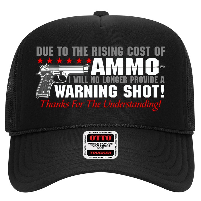 Due To Rising Cost Ammunition No Provide Warning Shot Hat