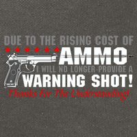 Due To Rising Cost Ammunition No Provide Warning Shot Cotton Canvas Backpack