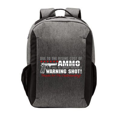 Due To Rising Cost Ammunition No Provide Warning Shot Vector Backpack