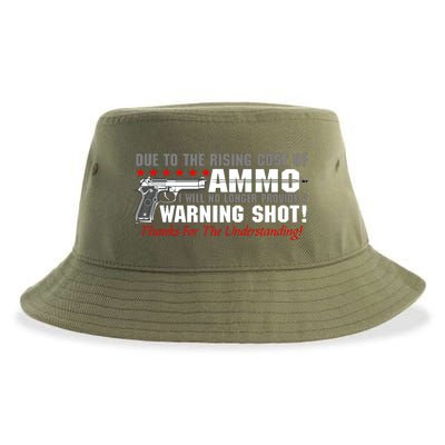 Due To Rising Cost Ammunition No Provide Warning Shot Sustainable Bucket Hat