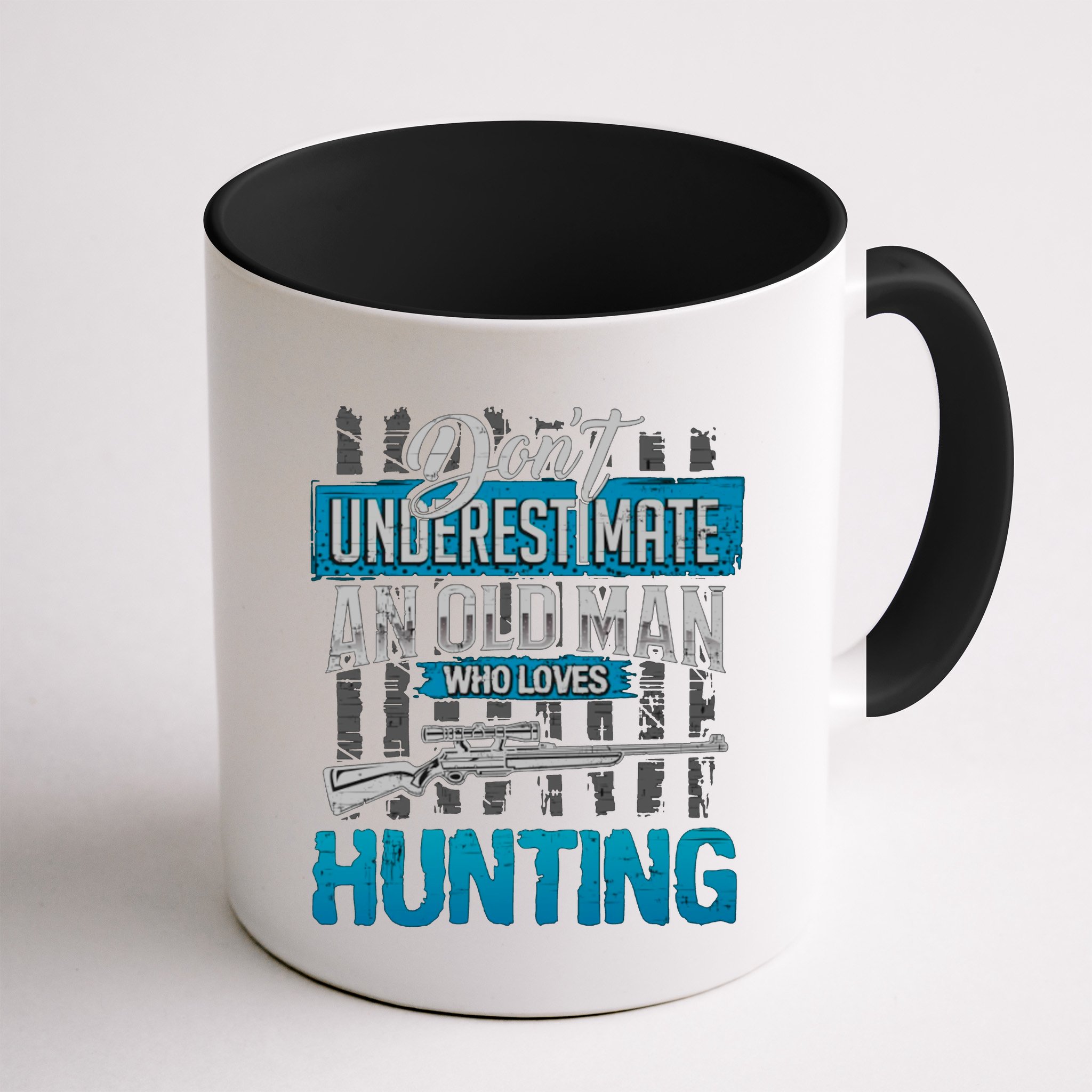 Don't Under Estimate An Old Man Who Loves Hunting Mug