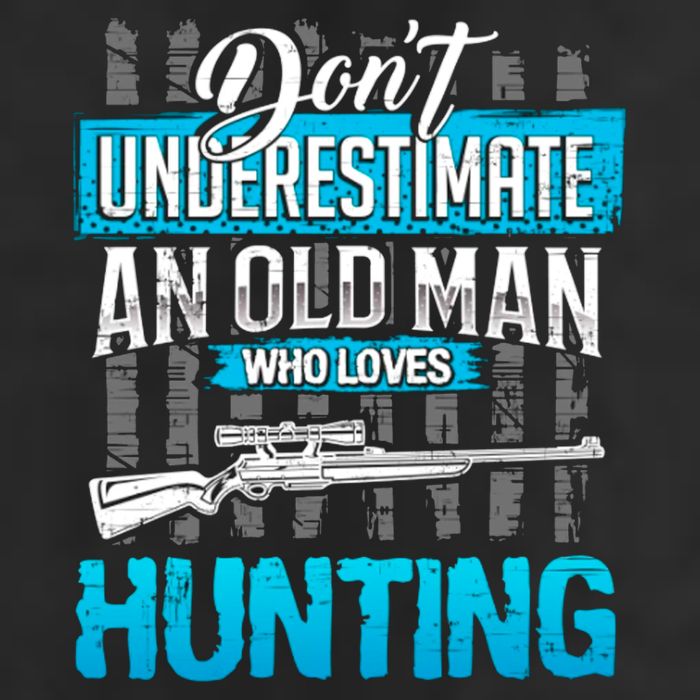 Don't Under Estimate An Old Man Who Loves Hunting 11oz C Handle Ceramic Mug